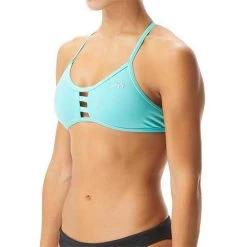 TYR Solid Pacific Tieback Bikini Top